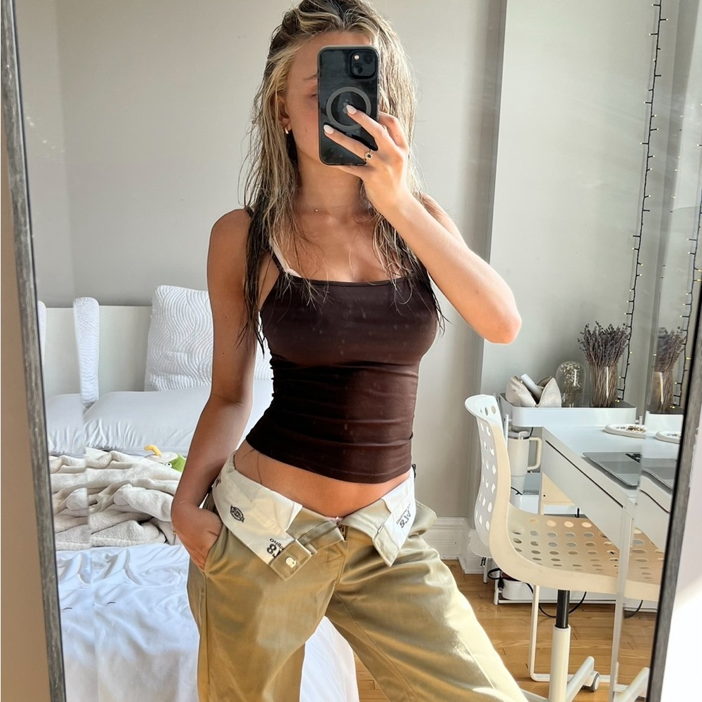 Dickies Tan Straight Leg Pants